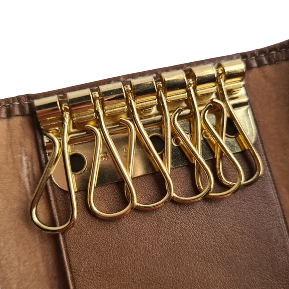 Vintage Artex Tan Leather Key Holder - Picture 8 of 11